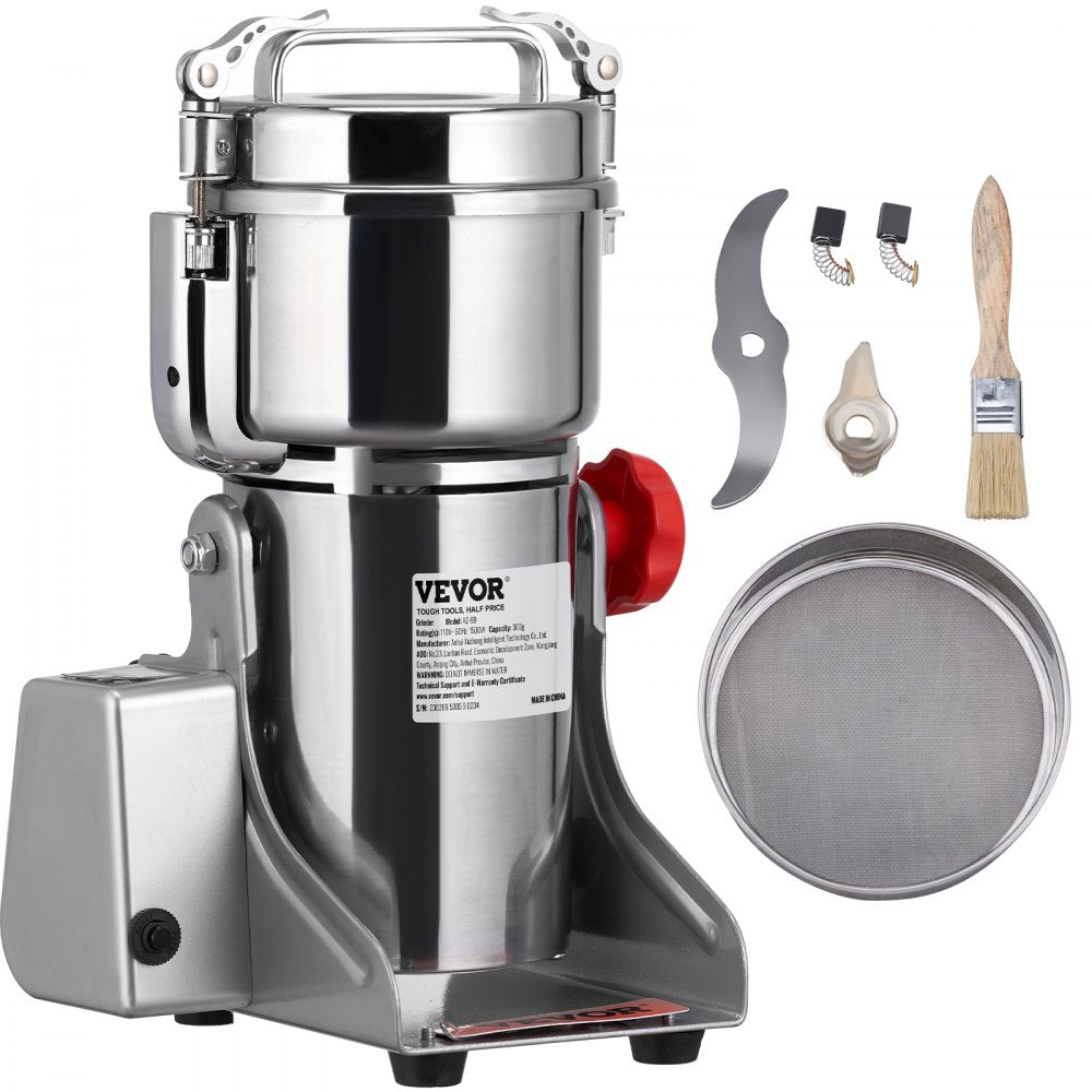 XZ-6B - High-Speed Stainless Steel Electric Grain Mill for Spices and Herbs