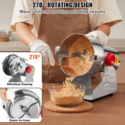 HC-1000Y - 1000g Stainless Steel Spice Grinder with 3000W Power