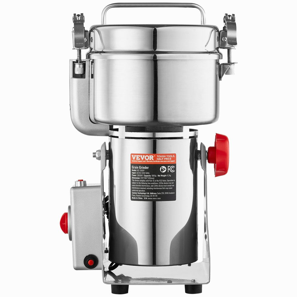 HC-1000Y - 1000g Stainless Steel Spice Grinder with 3000W Power