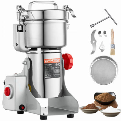 HC-500Y - 500g Electric Spice Grinder with 270-Degree Swing Design