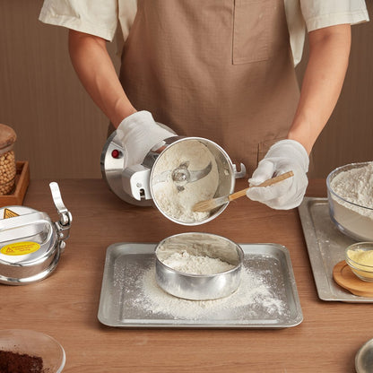 HC-750 - 750g High-Speed Electric Grain Mill with Adjustable Grinding Thickness