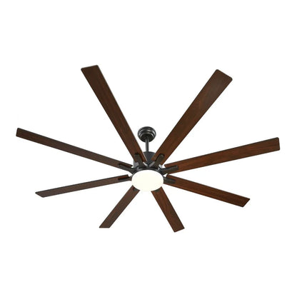 FR25050L-72"MBK - 72" Modern Ceiling Fan with Light & Remote Control