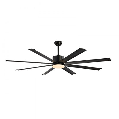 FR25049L-72"MBK - 72" VEVOR Ceiling Fan with LED Light & Quiet Motor