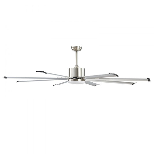 FR25049L-72"BN - 72" Modern Ceiling Fan with Remote & LED Light