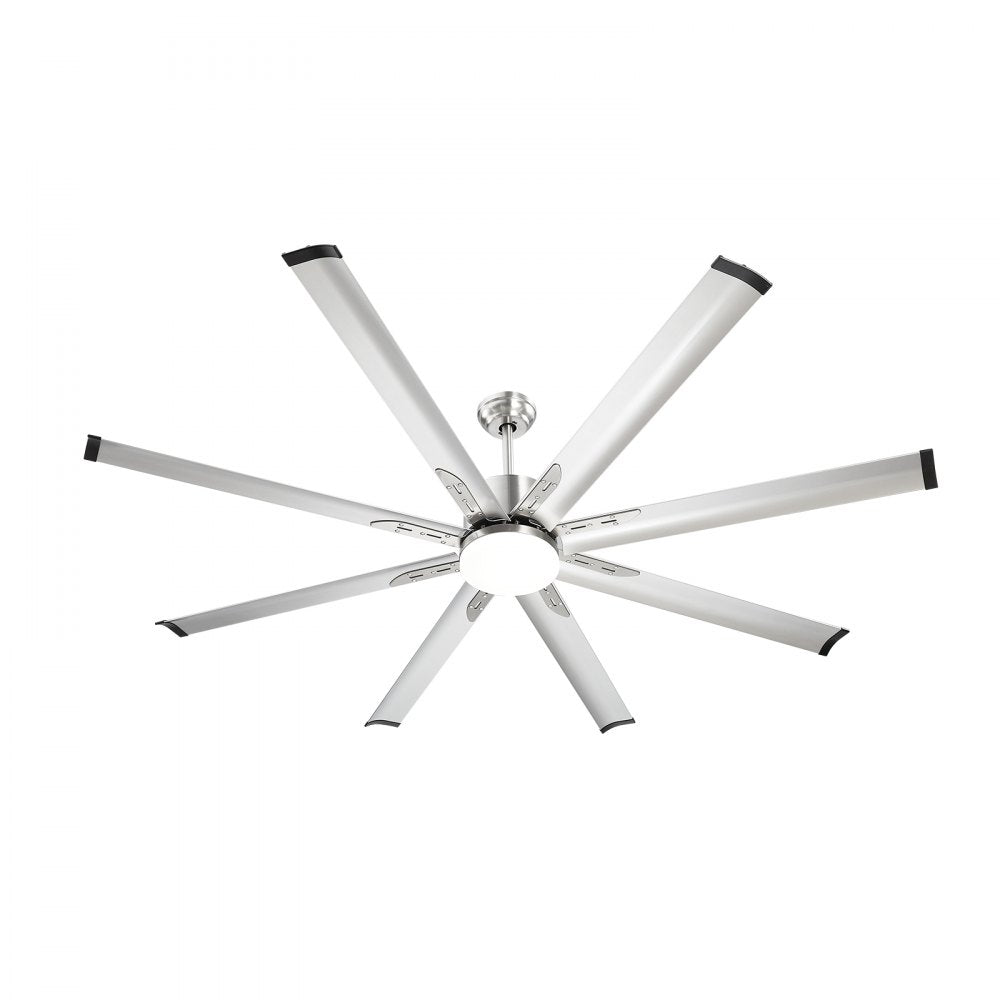 FR25049L-72"BN - 72" Modern Ceiling Fan with Remote & LED Light