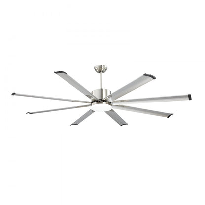 FR25049L-72"BN - 72" Modern Ceiling Fan with Remote & LED Light