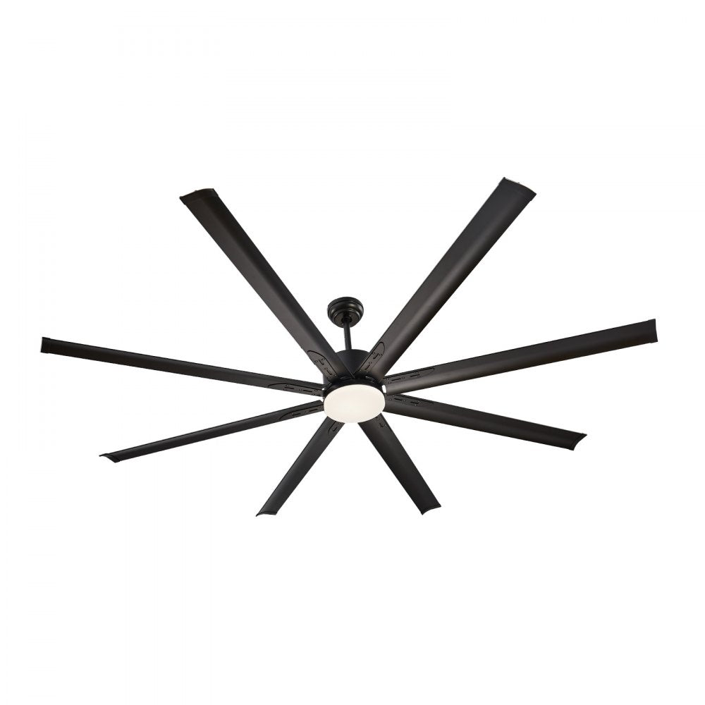 FR25049L-84"MBK - Modern 84" Ceiling Fan with Light & Remote Control