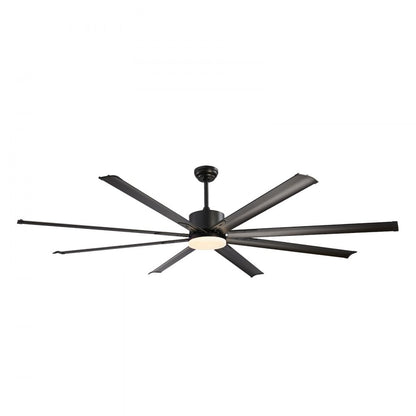 FR25049L-84"MBK - Modern 84" Ceiling Fan with Light & Remote Control