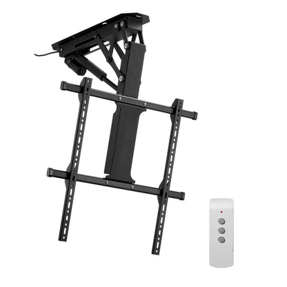 DT500-A - VEVOR Motorized Ceiling TV Mount for 32"-65" TVs, Adjustable Height