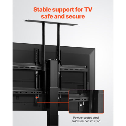 OK888-DS730+Top Plate - Remote Control Motorized TV Lift for 32-70" TVs