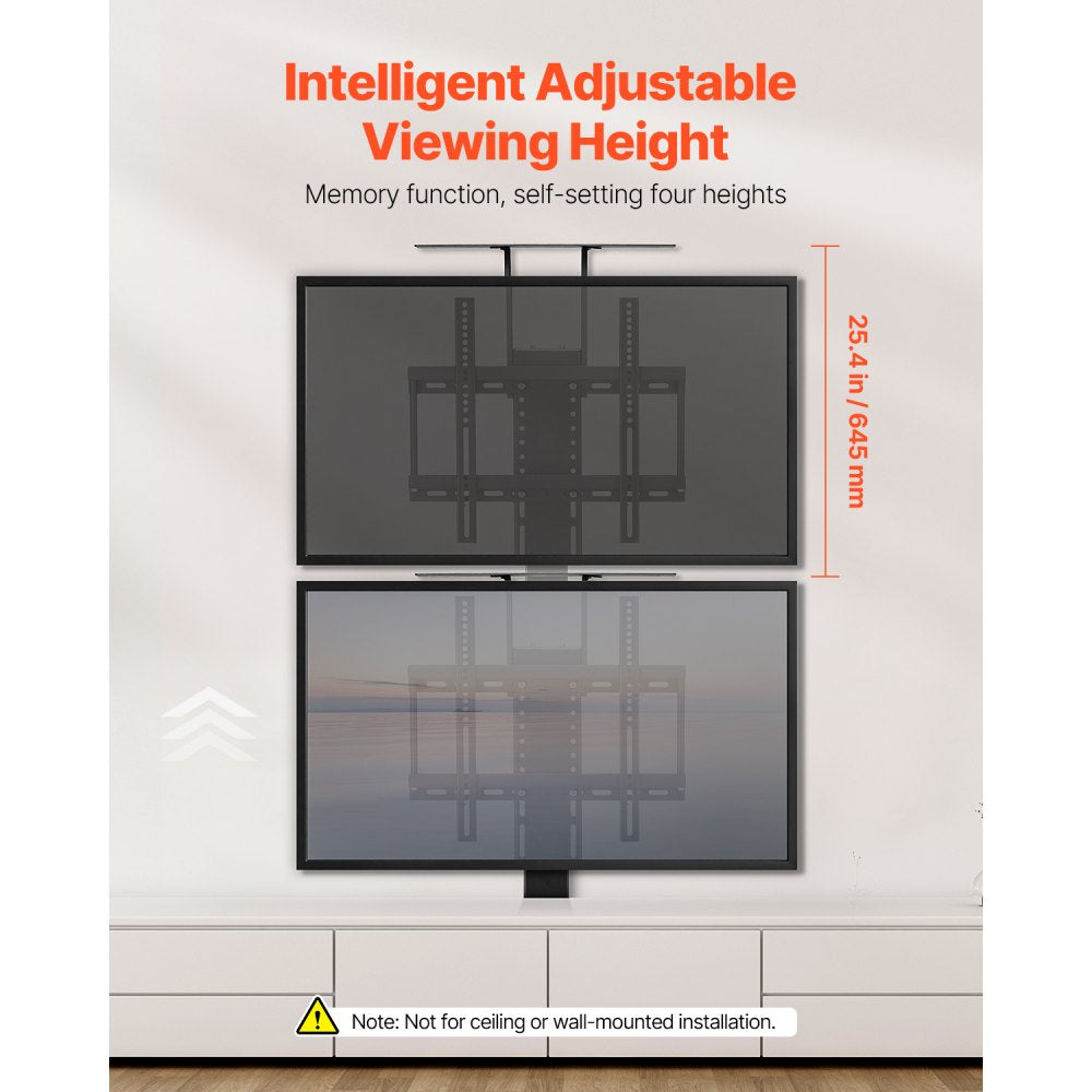 OK888-DD560 - Remote-Controlled Motorized TV Lift Stand for Optimal Viewing