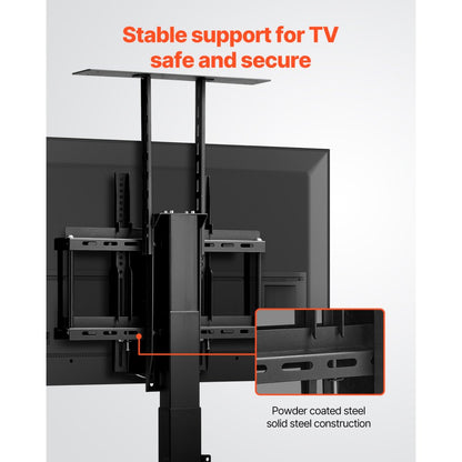 OK888-DD560 - Remote-Controlled Motorized TV Lift Stand for Optimal Viewing