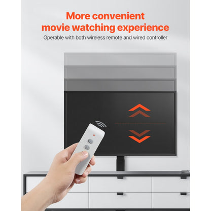 OK888-DD560 - Remote-Controlled Motorized TV Lift Stand for Optimal Viewing