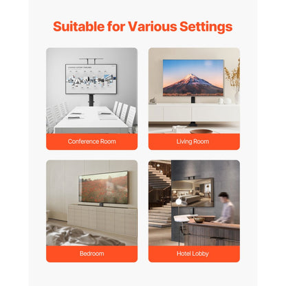 OK888-DD560 - Remote-Controlled Motorized TV Lift Stand for Optimal Viewing