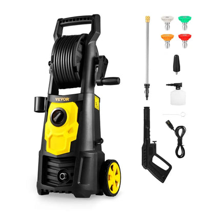 VV-GYQXJ-1.76D - 2000 PSI Compact Electric Pressure Washer with 5 Nozzles