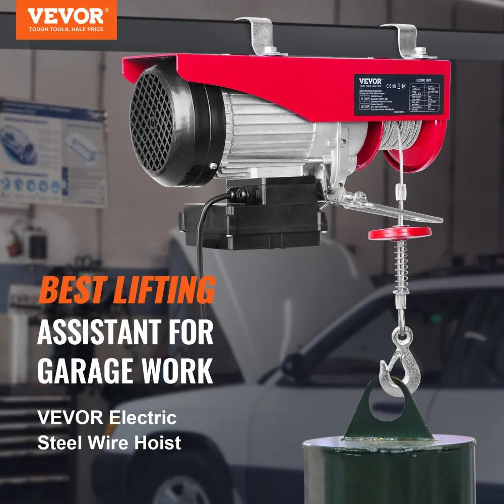 010949853134 - 440 lbs VEVOR Wireless Electric Hoist with Remote Control