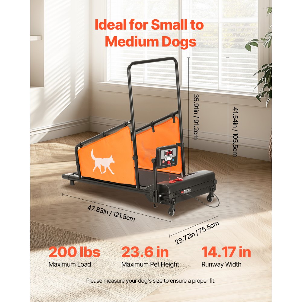 JK360-2 - Electric Treadmill for Dogs Up to 200 lbs, Adjustable Incline