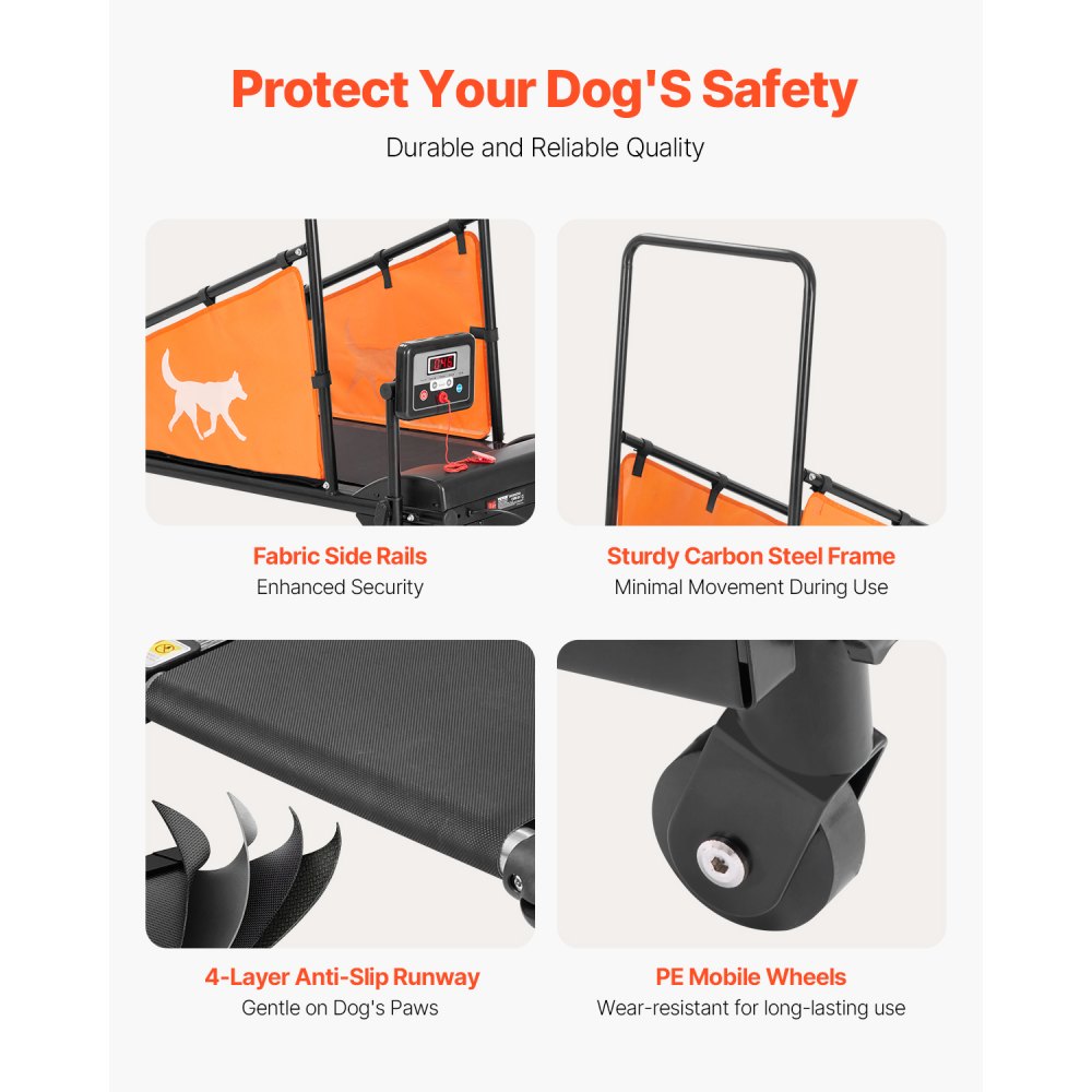 JK360-2 - Electric Treadmill for Dogs Up to 200 lbs, Adjustable Incline