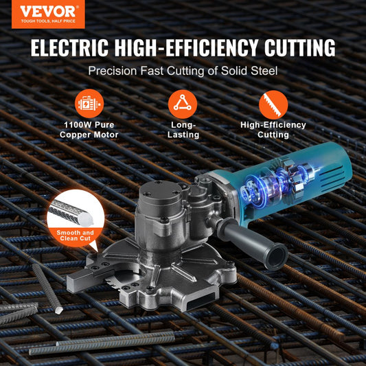 RD-10 - Powerful Electric Rebar Cutter for 4-40mm Cutting Tasks