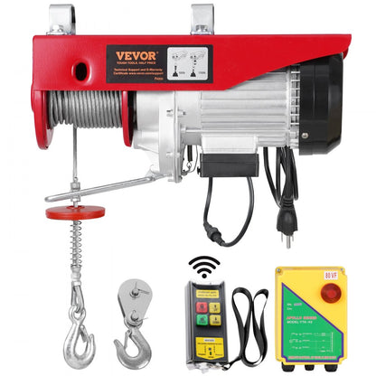 PA800 - VEVOR 1760 lbs Electric Hoist with 328 ft Remote Control