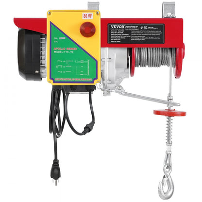 PA800 - VEVOR 1760 lbs Electric Hoist with 328 ft Remote Control