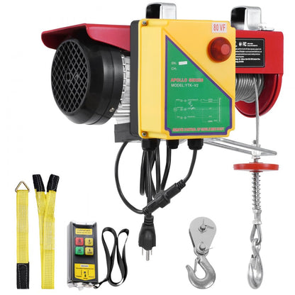 PA800 - VEVOR 1760 lbs Electric Hoist with 328 ft Remote Control