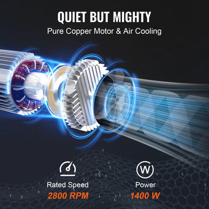 PA1000 - Durable Electric Hoist with 2200 lbs Capacity, 328 ft Wireless Range