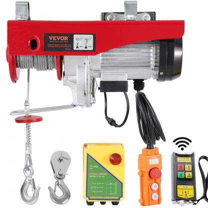 PA1000 - Durable Electric Hoist with 2200 lbs Capacity, 328 ft Wireless Range