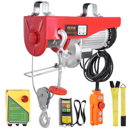 PA1000 - Durable Electric Hoist with 2200 lbs Capacity, 328 ft Wireless Range