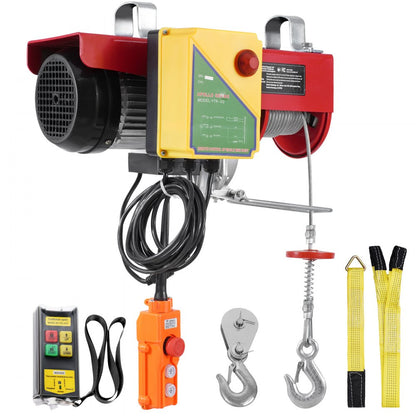 PA1000 - Durable Electric Hoist with 2200 lbs Capacity, 328 ft Wireless Range