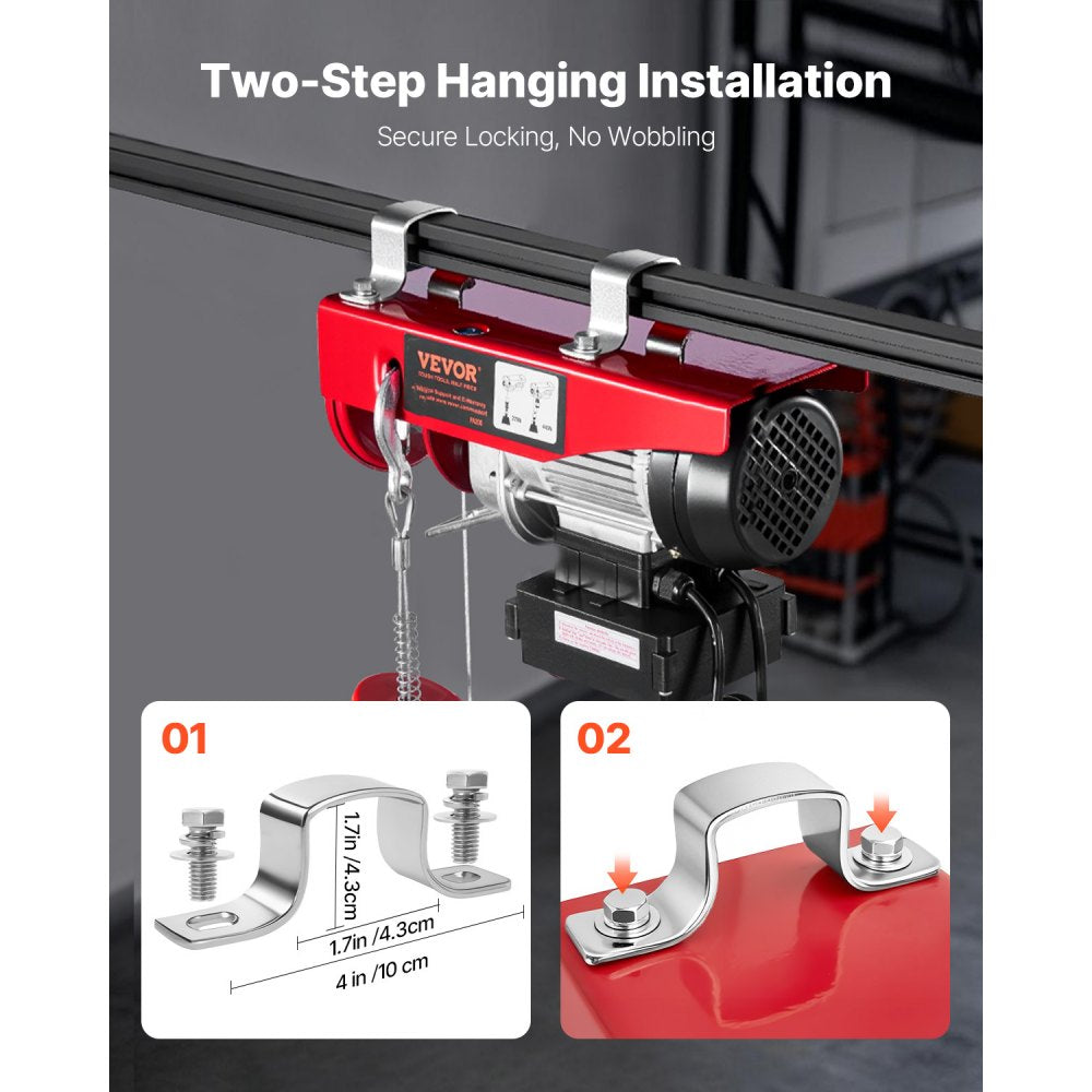 PA200 - VEVOR 440 lbs Electric Hoist, 328 ft Wireless Control