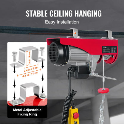 010970587621 - 2200 lbs Heavy-Duty Attic Lift with 40ft Reach