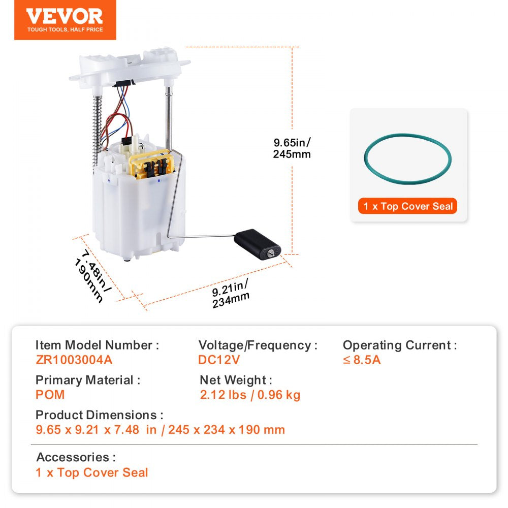 ZR1003004A - High-Performance Electric Fuel Pump Module Assembly, 3 Bar, 150 L/h