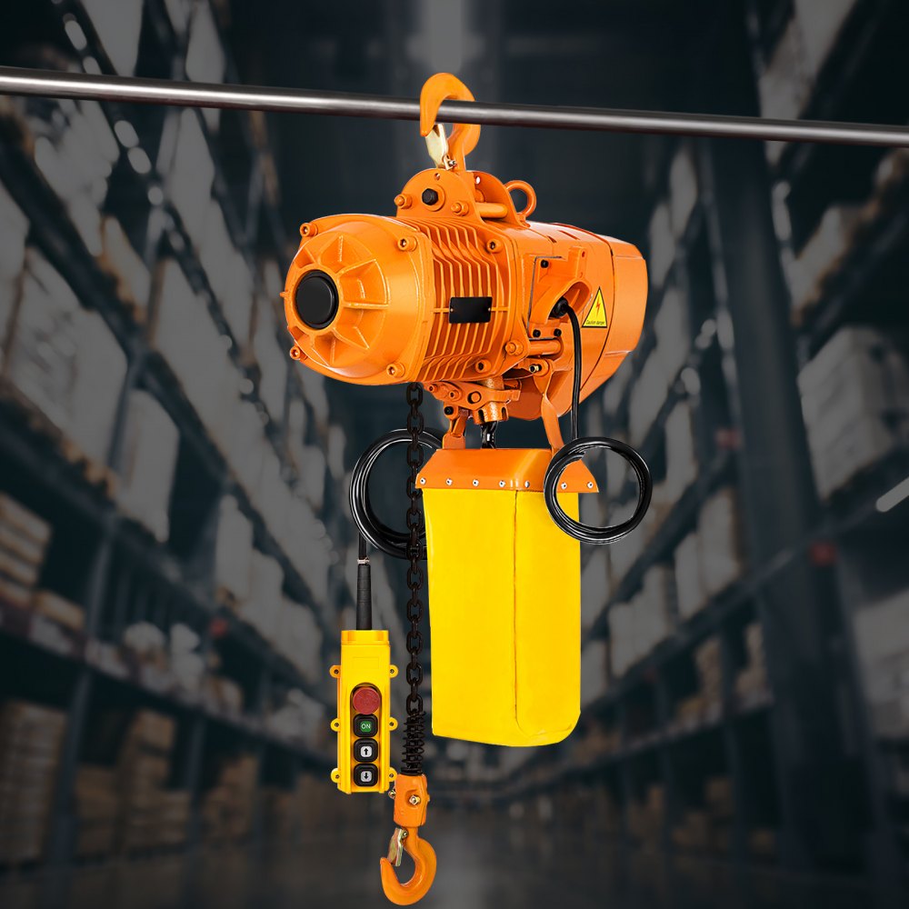 HHBD01-02 - 2200LBS VEVOR Electric Hoist with Remote Control and Dual Braking