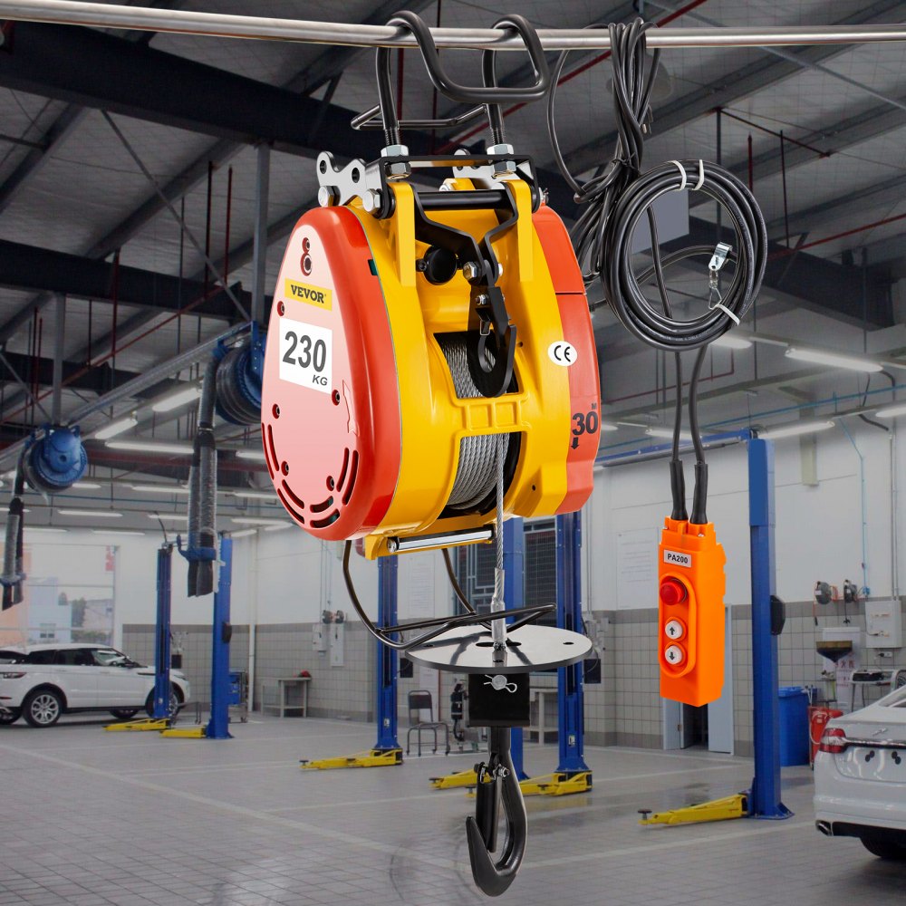 PA200 - Heavy-Duty 507lbs Electric Hoist, 98ft Lift Height