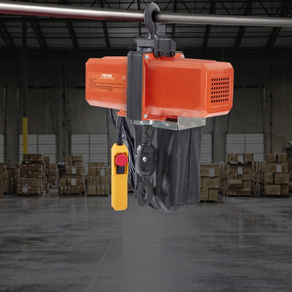 BDH500B - Heavy-Duty 15 FT Electric Chain Hoist, 1100 lbs Capacity