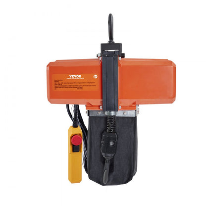 BDH500B - Heavy-Duty 15 FT Electric Chain Hoist, 1100 lbs Capacity