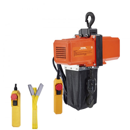 BDH500B - Heavy-Duty 15 FT Electric Chain Hoist, 1100 lbs Capacity