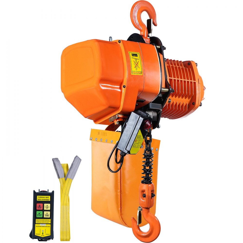 WX4400LBS-2 - 2 Ton Wireless Electric Hoist, 4400 lbs Capacity, 20 ft Lift
