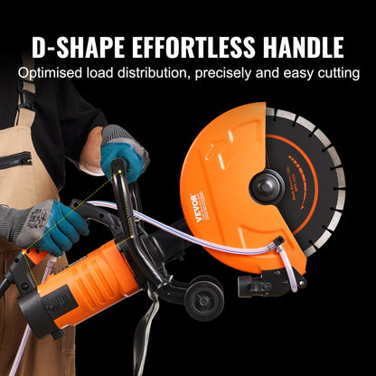 DC305 - 12" VEVOR Electric Concrete Saw with 4.5" Cutting Depth