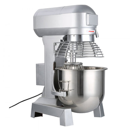 010783298099 - 15Qt Stainless Steel Food Mixer with 3 Adjustable Speeds
