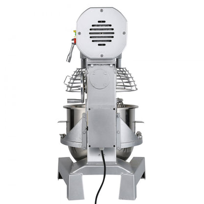 010839844478 - 30Qt Stainless Steel Food Mixer with 3 Speeds and Safety Design