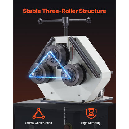 RBM30HV - 750W Electric 3-Roller Pipe Bender with 180° Bending Angle