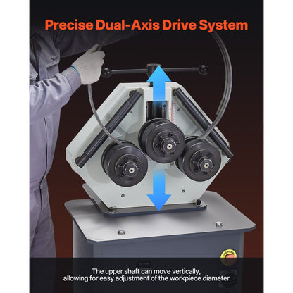 RBM30HV - 750W Electric 3-Roller Pipe Bender with 180° Bending Angle