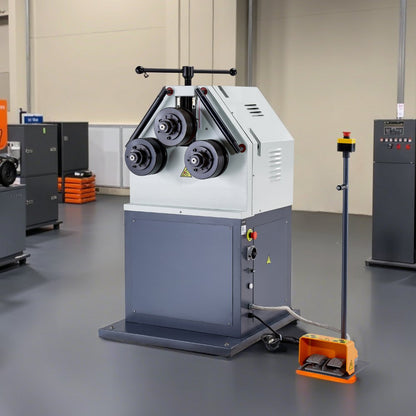 RBM50 - 3-Roller Electric Pipe Bender, 3mm Thickness, 2200W Motor