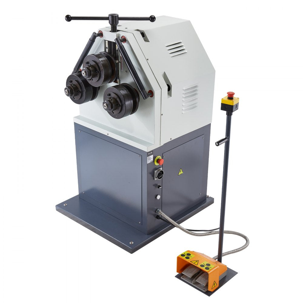 RBM50 - 3-Roller Electric Pipe Bender, 3mm Thickness, 2200W Motor