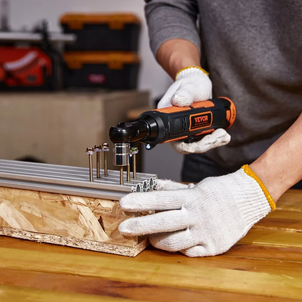 DC83933 - 12V Cordless Electric Ratchet Wrench with Fast Charge & LED Light