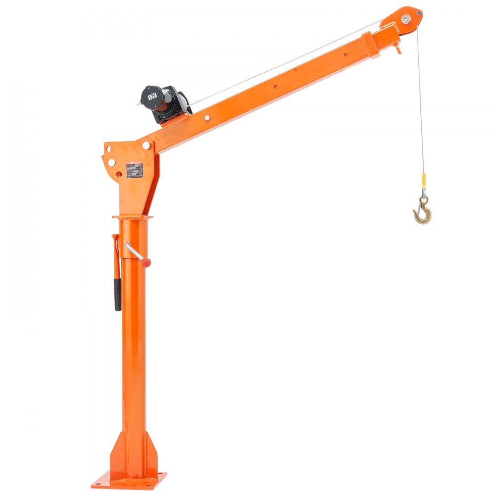 HXCZDJ-01 - 1100 lbs Pickup Truck Crane with 360° Swivel & Adjustable Settings