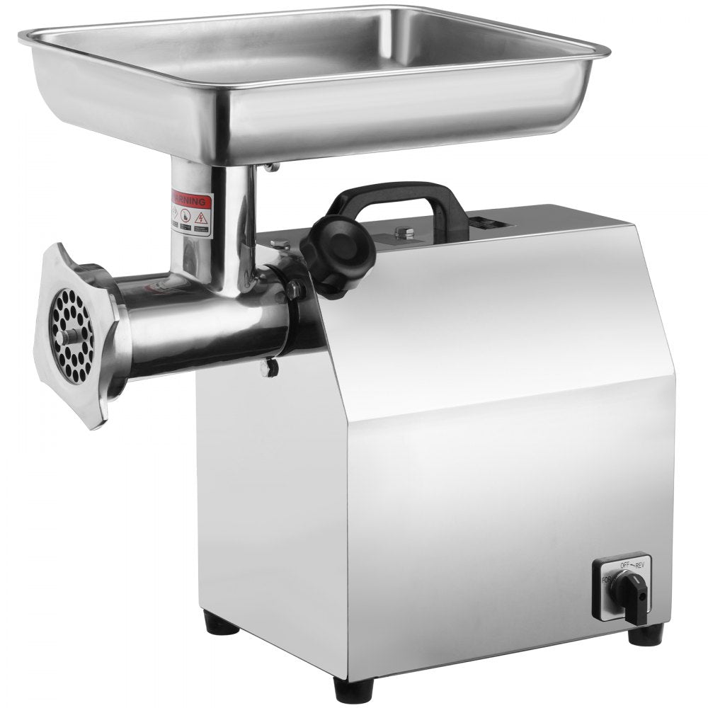 SZ-12A - Heavy-Duty 650W Stainless Steel Meat Grinder, 5.95 lbs/min