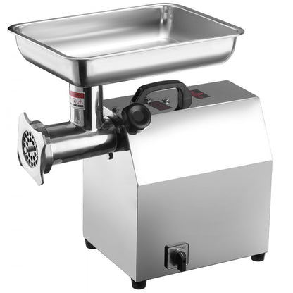 SZ-22A - 1100W Commercial Stainless Steel Meat Grinder, 396 lbs/h Capacity